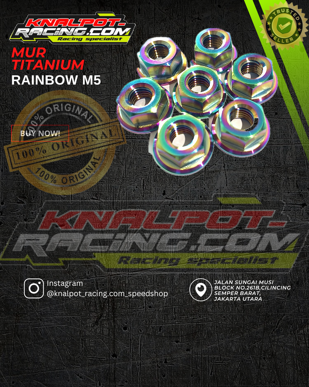 MUR TITANIUM RAINBOW M5
